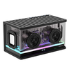 MEIZU Mblue AURA-9 40W bluetooth Speaker Transparent Mechanical Speaker with Clock Function 8D Surround Sound RGB Light