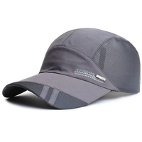 Men Lightweight Quick Dry Breathable Baseball Cap Cool Mesh Outdoor Sports Sun Protection Duckbill Cap for Summer Runnin