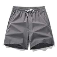Men Shorts Breathable Pants Summer Casual Quick Dry Shorts Male Solid Drawstring Beach Shorts Men Swimming Trunks