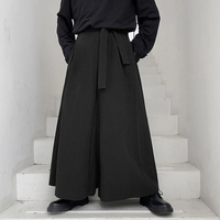 Mens Fashion Drawstring Loose Comfy Solid Color Casual Pants