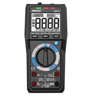 MESTEK TRMS Large Au-to Digital Multimeter Auto Range Fast Accurately Measures Multimetro 1000V 10A AC DC Ohm Hz NCV Liv