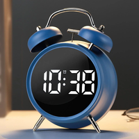 Metal Bell Powerful Wake-Up Alarm Clock Electronic Intelligent Loud Volume Student-Specific Wake-Up Artifact Super Loud