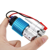 Metal Decelerate Gearbox with 370 Brushed Motor Metal Gear Heatsink Mount Base for WPL B14 B14K B24 B24K B16 B16K B36 B3