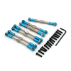 Metal Upgraded Adjustable Linkage Rods Set for Wltoys 104001 1/10 RC Car Vehicles Model Spare Parts