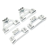 Metal Upgraded Parts Front and Rear Shock Absorber Brackets For MJX 1/12 H12Y H12Y+ RC Car Vehicle Models Accessories
