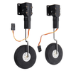 Metallic Worm-type Electronic Retractable Landing Gear for Small Real Electric Fixed-wing RC Aircraft Airplane