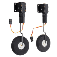 Metallic Worm-type Electronic Retractable Landing Gear for Small Real Electric Fixed-wing RC Aircraft Airplane
