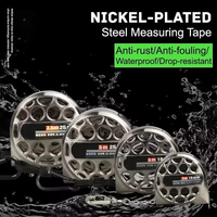 Metric Tape Measure 3/5/7.5M Stainless Steel Anti-corrosion Retractable Ruler Hollow Design Woodworking Measuring Tools