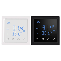 MH1828A AC85-265V 16A Floor Heating Temperature Controller Wall-Mounted Smart Thermostat with LED Touch Screen Wiring El