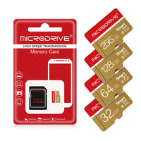 Microdrive Micro TF Card 32G 64G 128G 256G Class 10 High Speed Mini SD Card Flash Memory Card for Smartphone Driving Rec