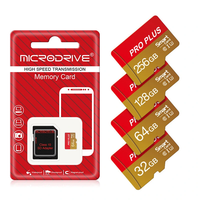 Microdrive Pro Plus TF Memory Card 64G/128G/256G Class10 High Speed Micro SD Card Flash Card Smart Card for Phone Camera