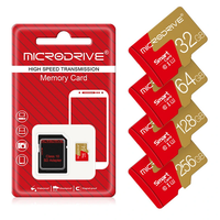 Microdrive TF Memory Card 256G/128G/64G U3 Class10 High Speed Micro SD Card Smart Card for Phone Camera Driving Recorder