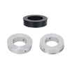 Microscope Monocular Lens Ring Adapter Aluminum 28mm 40mm 50mm Inside Diameter Grey Lightweight Industrial Microscope Ac