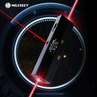MILESEEY DP20 Laser Rangefinder 120M Bilateral Laser Tape Measure with Laser Mark Beam Use Patented Co-axial Optics Tech