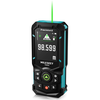 Mileseey S50 Green Beam Laser Rangefinder 400ft High Accuracy Rechargeable Distance Meter P2P Measurement Smart App IPS