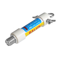 Mini 1:1 Waterproof HF Balun for 160m-6m Bands 1.8-50MHz 500W Waterproof SO239 CW/SSB