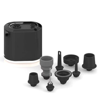 Mini Air Pump for Inflatables Ball Beds 2 in 1 Rechargeable with Camping Light,  Compact inflator pump for Floats,  Balloo