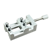 Mini Drill Press Vise Aluminum Alloy 0-47mm Clamping Range Rubber Soft Jaws Compact Adjustable Vice Clamp for Crafts Mod