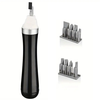 Mini Electric Sander Grinding Pen Reciprocating Polishing Machine with 8 Polishing Heads Adjustable Speed for Model Hobb