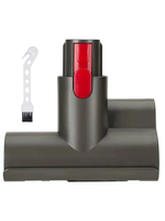 Mini Electric Turbo Brush forDyson V7 V8 V10 V11 for Mattress Sofa Chair with Rigid Bristle High-Density Fiber Efficient