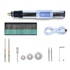 Mini Grinder Engraving Pen 25W 3-Speed 5000-25000r/min USB Type-C Charging 2.35mm Clamping Diameter for Nail Art Carving