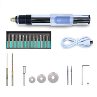 Mini Grinder Engraving Pen 25W 3-Speed 5000-25000r/min USB Type-C Charging 2.35mm Clamping Diameter for Nail Art Carving