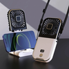 Mini Portable Outdoor Hand Fan Hanging Neck Fan USB Charging 3000mAh Battery Powered 180° Folding Wireless Table Air Coo