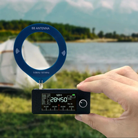 Mini Radio SI4732 0.5-108mhz FM/AM Pocket Radio LSB USB AM FM All Band Radio Receiver 1.9inch IPS Screen HF SW MW VHF Ra