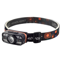Mini Rechargeable LED Headlight Powerful Inductive Head Lamp White and Red Light Outdoor Camping Fishing Emergency Worki