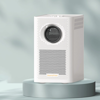 Mini Smart Projector Android 10.0 With WiFi 2+16GB Storage Portable Movie Compatible With IOS/Android/HDMI/USB, Good For