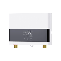 Mini Tankless Water Heater 6000W AC 220V Electric Constant Temperature Instant Hot Water Heater with Remote Control Touc