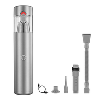 Mini Vacuum Cleaner & Air Purifier & Hand Pump 3-in-1 Cordless Handheld Vacuum Cleaner,  3 Types of Crevice Nozzles for C