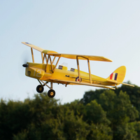 MinimumRC Tigermoth DH-82A Micro Scale 360mm Wingspan KT Foam RC Airplane Biplane KIT+Motor