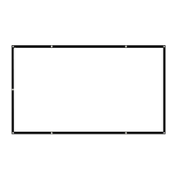 MIXITO 16:9 Projector 120Inch Soft Screens Proyector 150 Inches Smart Home Outdoor Office Portable Simple Curtain Projec