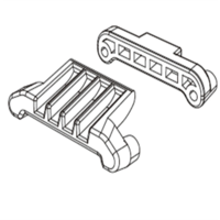 MJX 16208 RC Car Original Parts Front and Rear Car Shell Bracket 16280