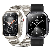 MK86 2.01inch HD Screen LED Flashlight bluetooth Call Heart Rate Blood Pressure Blood Oxygen Monitor Sleep Monitoring Mu