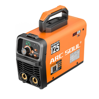 MMAMAX 220V 125A Portable Welding Machine 2 In 1 LIFT TIG Function IGBT Protection 160-270V Digital Display High Efficie