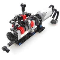 MOC-103739 Building Blocks with Motor Compatible with Manual Gearbox 4-Speed Shifting Structure Fun Puzzle Games Toy for