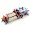 MOC Tech Building Blocks 6-speed Gearbox with Reverse Gear V16 Engine Model DIY Assembly Kit Brick Christmas Gift