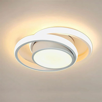 Modern Led Ceiling Lights,  Small Led Close to Ceiling Light Fixture 32W 220V Round LED Ceiling Lamp for Bedroom Hallway