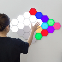 Modern LED RGB ColorfulNight Light Dimming Quantum Lamp Modular Touch Sensitive Lighting Night Lamp Magnetic DIY Indoo