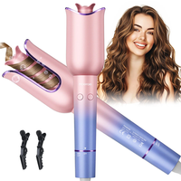 MOERAE Automatic Curling Iron,  Curling Iron 23 mm Curling Iron with Negative Ions 3 Temperature Anti-Scald Design Intell