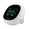 Moes Tuya bluetooth Air Quality Carbon Dioxide Detector with Alarm Clock Smart Temperature Humidity Air Tester APP Remot