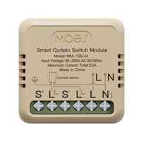 MOES WM-108-M WiFi Tuya Smart Curtain Switch Module 90-250V AC App Remote Motor Steering Calibration Smart Home Automati