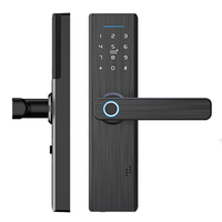MOES X1 Tuya Smart Door Lock Fingerprint Unlock Door Lock WiFi Enabled Keyless Entry Password APP IC Card Super C Level