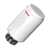 MOES ZTRV-S01 Tuya Smart ZigBe Thermostatic Radiator Valve TRV Programmable App Remote Temperature Controller Support Al