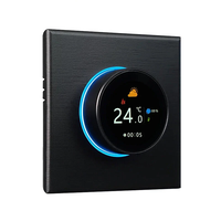 MoesHouse Smart WiFi Smart Home Heating Knob Thermostat with Digital Display Temperature Controller for Water/Electric/G