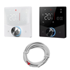 MoesHouse Tuya Smart Home WiFi Knob Thermostat for Electric Heating LCD Display Mobile Phone APP Control Touch Screen Re