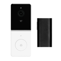 MoesHouse Tuya Smart WiFi Video Doorbell 1080P HD 140° Wide Angle Motion Detection 2-Way Audio IP65 Waterproof 5000mAh B