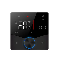 MoesHouse Tuya WIFI Smart Knob Thermostat Gas Boiler Heating Remote Controller LCD Display Mobile Phone APP Control Touc